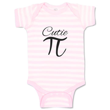 Baby Clothes Cutie Pi, Mathematical Symbol Baby Bodysuits Boy & Girl Cotton