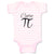 Baby Clothes Cutie Pi, Mathematical Symbol Baby Bodysuits Boy & Girl Cotton