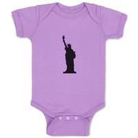 Baby Clothes Liberty Statue New York Usa Baby Bodysuits Boy & Girl Cotton
