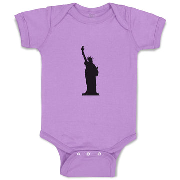 Baby Clothes Liberty Statue New York Usa Baby Bodysuits Boy & Girl Cotton