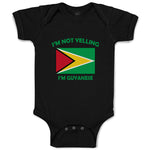 Baby Clothes I'M Not Yelling I Am Guyanese Guyana Countries Baby Bodysuits