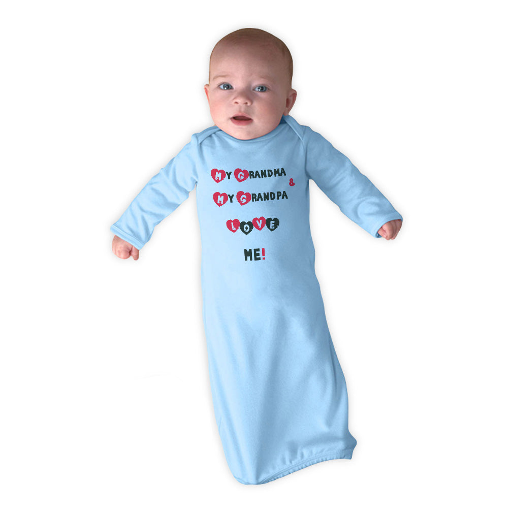 Cute Rascals Baby Sleeper Gowns Grandma Grandpa Me Grandparents