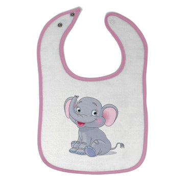 Cloth Bibs for Babies Baby Elephant Smiling Baby Accessories Burp Cloths Cotton