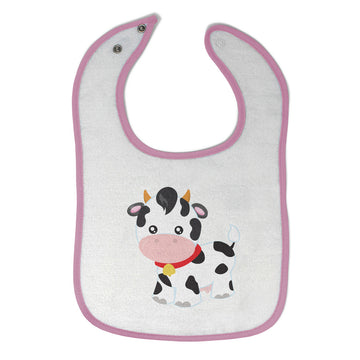 Cloth Bibs for Babies Cow Bell Farm Baby Accessories Burp Cloths Cotton