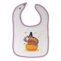 Cloth Bibs for Babies Turkey in Pumpkin Thanksgiving Holidays Characters Others