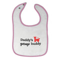 Cloth Bibs for Babies Daddy's Garage Buddy Mechanic Dad Father's Day Cotton