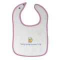 Cloth Bibs for Babies Daddy Drinks Because I Cry Drinking Humor Baby Accessories