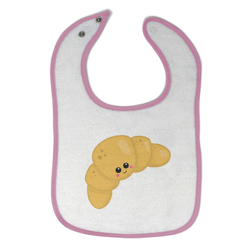 Cloth Bibs for Babies Croissant A Food and Beverages Bread Baby Accessories