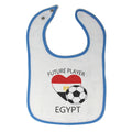 Cloth Bibs for Babies Future Soccer Player Egypt Future Baby Accessories Cotton