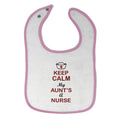 Cloth Bibs for Babies Keep Calm My Aunt Is A Nurse Baby Accessories Cotton