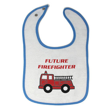 Cloth Bibs for Babies Future Firefighter B Future Profession Baby Accessories