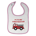 Cloth Bibs for Babies Future Firefighter B Future Profession Baby Accessories