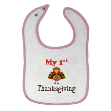 Cloth Bibs for Babies My First Thanksgiving Baby Accessories Burp Cloths Cotton