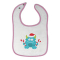 Cloth Bibs for Babies Blue Monster Lollipop Characters Monsters Baby Accessories