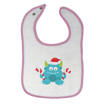 Cloth Bibs for Babies Blue Monster Lollipop Characters Monsters Baby Accessories