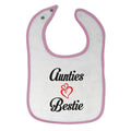 Cloth Bibs for Babies Aunties Bestie Love Family & Friends Aunt Baby Accessories