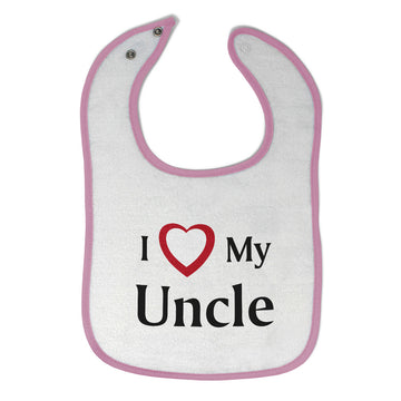 Cloth Bibs for Babies I Love My Uncle B Family & Friends Uncle Baby Accessories