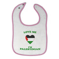 Cloth Bibs for Babies Love Me I'M Palestinian Countries Baby Accessories Cotton