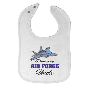 Cloth Bibs for Babies Proud of My Air Force Uncle Baby Accessories Cotton