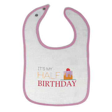 Cloth Bibs for Babies It's My Half Birthday 6 Month Old Baby Accessories Cotton