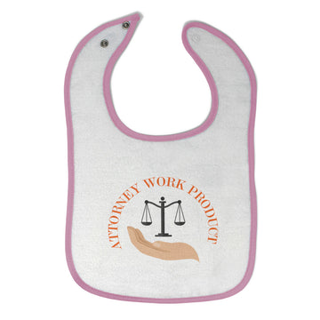 Cloth Bibs for Babies Attorney Work Product Style E Funny Humor Baby Accessories