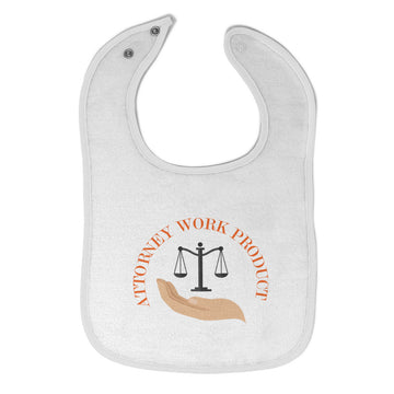 Cloth Bibs for Babies Attorney Work Product Style E Funny Humor Baby Accessories