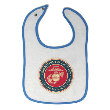 Cloth Bibs for Babies Department Navy Us Marine Corp Baby Accessories Cotton