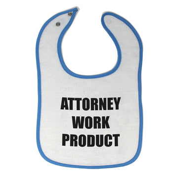 Cloth Bibs for Babies Attorney Work Product Style F Funny Humor Baby Accessories