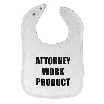 Cloth Bibs for Babies Attorney Work Product Style F Funny Humor Baby Accessories