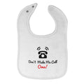 Cloth Bibs for Babies Don'T Make Me Call Oma! Grandparents Baby Accessories