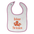 Cloth Bibs for Babies Release The Kraken Funny Humor Baby Accessories Cotton