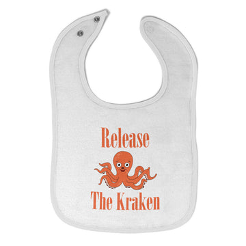 Cloth Bibs for Babies Release The Kraken Funny Humor Baby Accessories Cotton