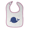 Cloth Bibs for Babies Navy Whale 5 Animals Ocean Baby Accessories Cotton