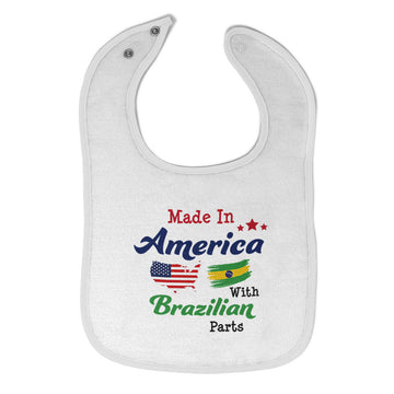 Cloth Bibs for Babies Made in America with Brazilian Parts A Baby Accessories