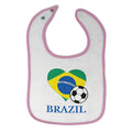 Cloth Bibs for Babies Brazilian Soccer Brazil Football Football Baby Accessories