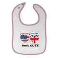 Cloth Bibs for Babies 50% British + 50% American = 100% Cute Baby Accessories