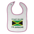 Cloth Bibs for Babies I'M Not Yelling I'M Jamaican Baby Accessories Cotton