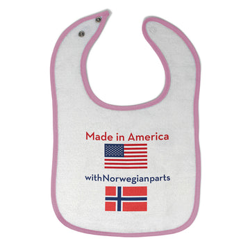 Cloth Bibs for Babies Made in America with Norwegian Parts Baby Accessories