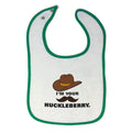 Baby Boy Bibs I'M Your Huckleberry Burp Cloths Contrast Trim Burp Cloths Cotton