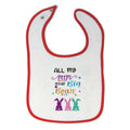 Cloth Bibs for Babies All My Peeps Wear Big Bows Baby Accessories Cotton