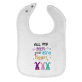 Cloth Bibs for Babies All My Peeps Wear Big Bows Baby Accessories Cotton