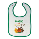 Cloth Bibs for Babies Hunting Season Is Now Open Baby Accessories Cotton - Cute Rascals