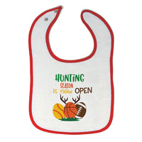 Cloth Bibs for Babies Hunting Season Is Now Open Baby Accessories Cotton - Cute Rascals