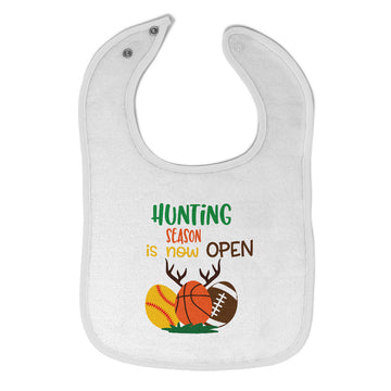 Cloth Bibs for Babies Hunting Season Is Now Open Baby Accessories Cotton