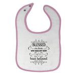 Cloth Bibs for Babies Blessed Who Have Not Seen Yet Believed John 20:29 Cotton - Cute Rascals