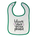 Cloth Bibs for Babies Bloom Where You Are Planted Baby Accessories Cotton