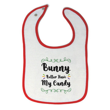 Cloth Bibs for Babies Bunny Better Have My Candy Baby Accessories Cotton