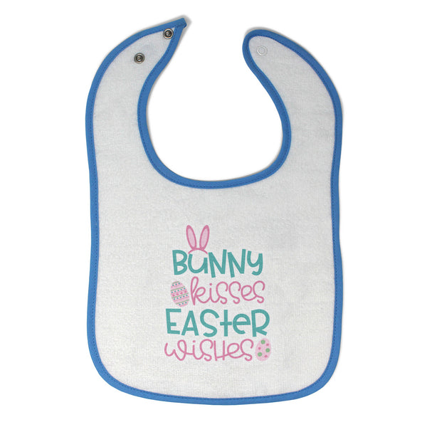 Cloth Bibs for Babies Bunny Kisses & Easter Wishes Color Baby Accessories Cotton - Cute Rascals