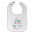 Cloth Bibs for Babies Bunny Kisses & Easter Wishes Color Baby Accessories Cotton