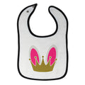 Cloth Bibs for Babies Crown on Bunny Head Baby Accessories Burp Cloths Cotton